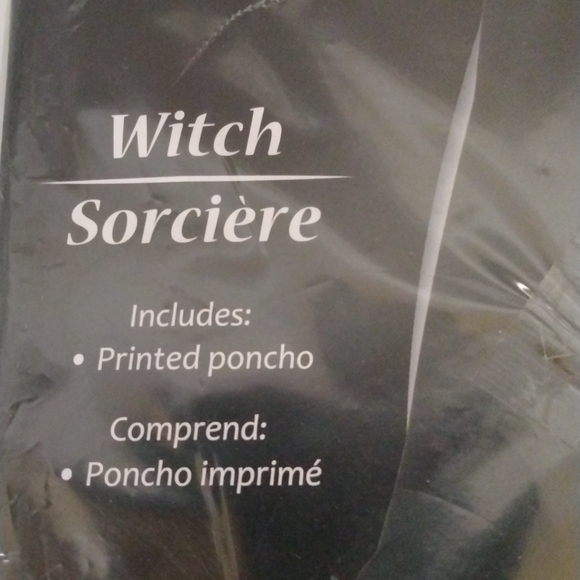 Halloween Costume Poncho Witch/Sorcerer Sz. 4-14 - Picture 6 of 9